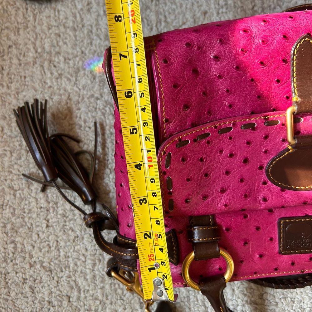 RARE magenta pink, purple, authentic Dooney, and Bourke bag - Picture 14 of 17